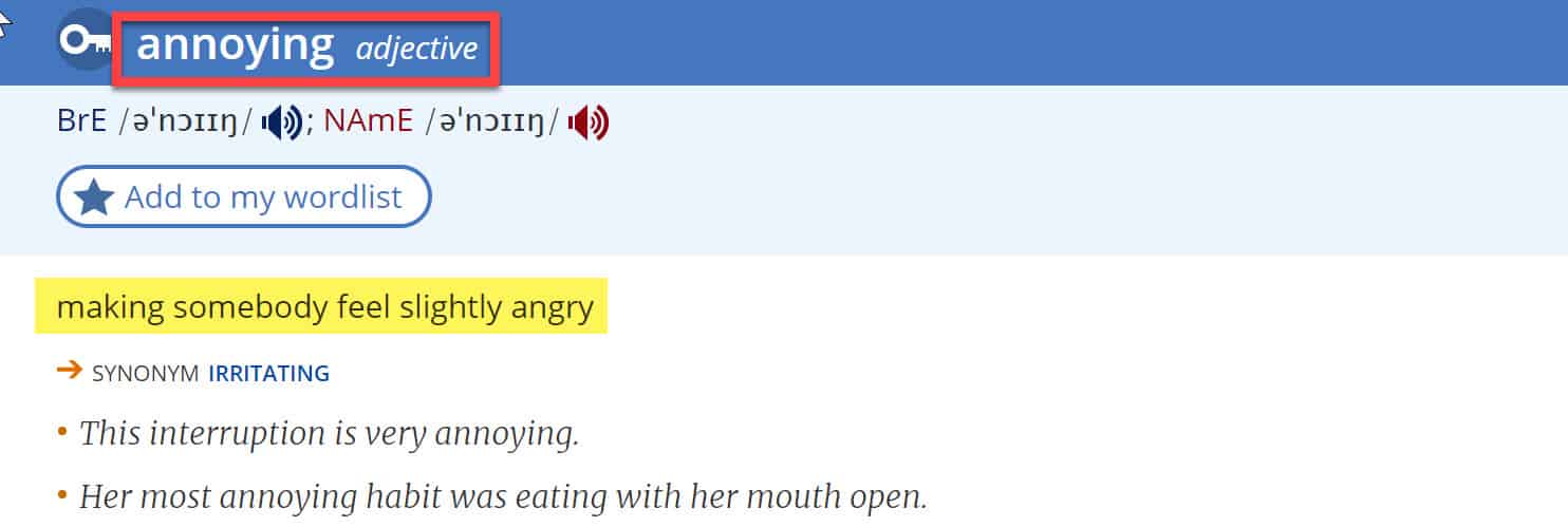 ing ed 差別:annoyed vs. annoying_煩討厭英文